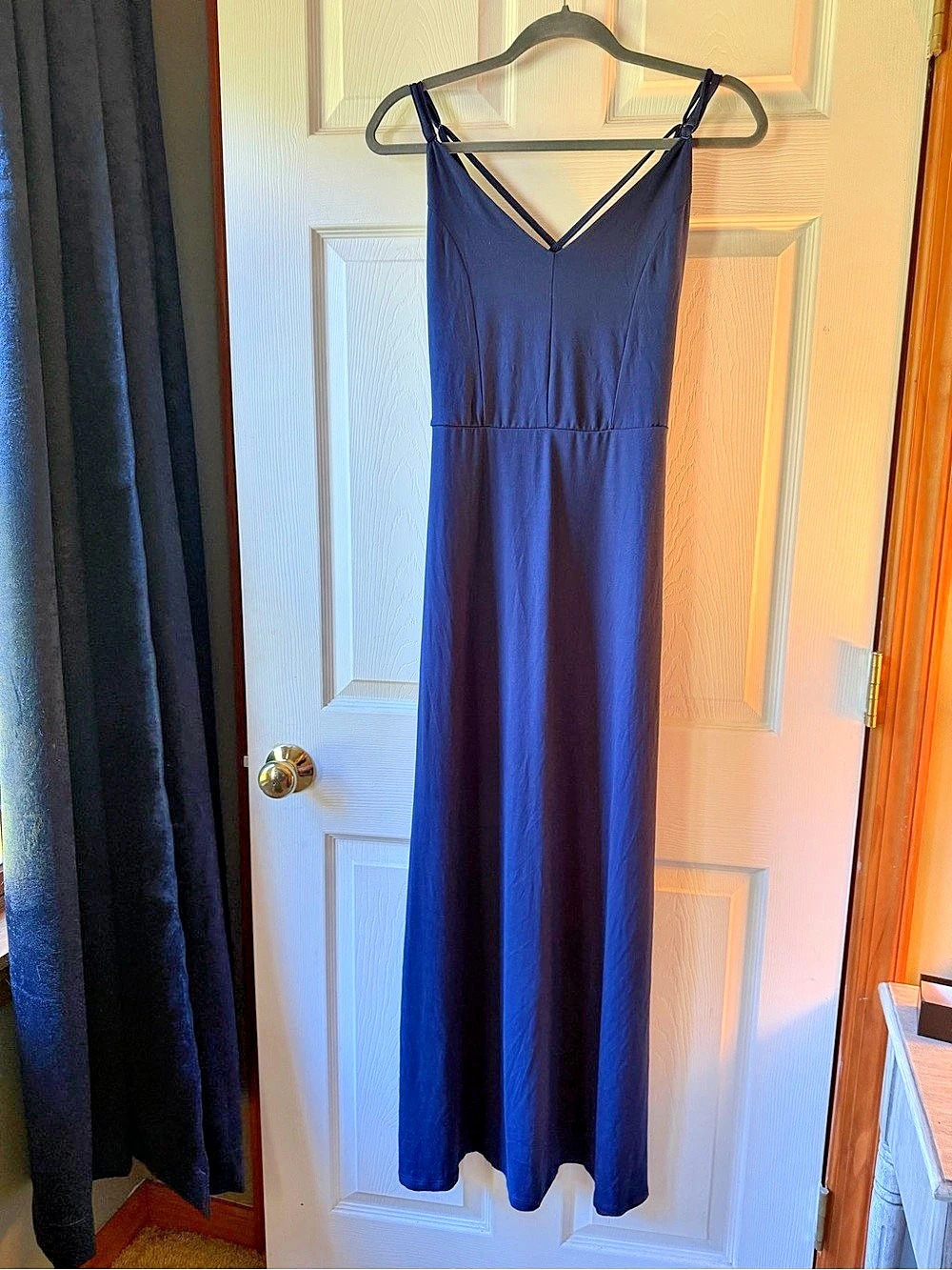 Market & Spruce Maxi Dress in Blue Size Medium Like New